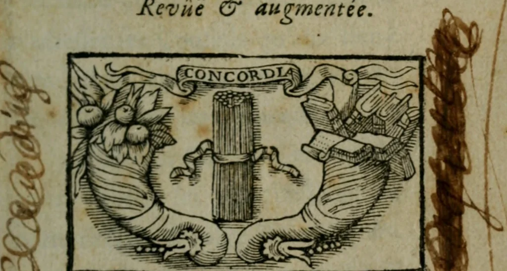 An illustration from Les Conseils d'Ariste a Celimene, sur les moyens de conserver sa réputation. Nouv, 1692, leaf 10
