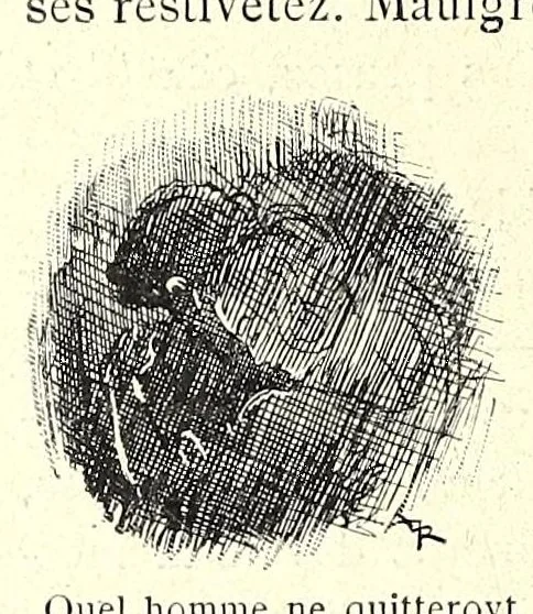 An illustration from Les contes drolatiques, 1900, leaf 382