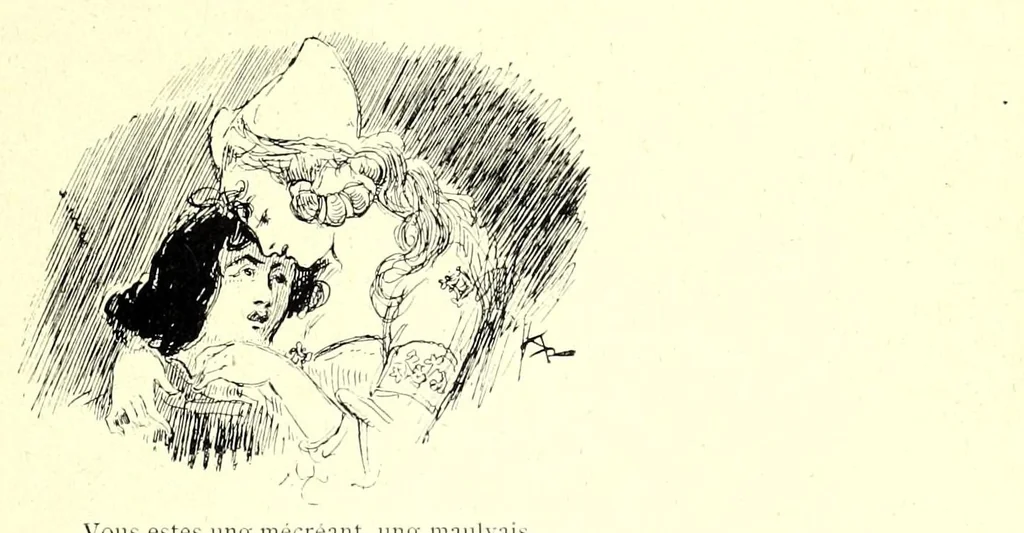 An illustration from Les contes drolatiques, 1900, leaf 97