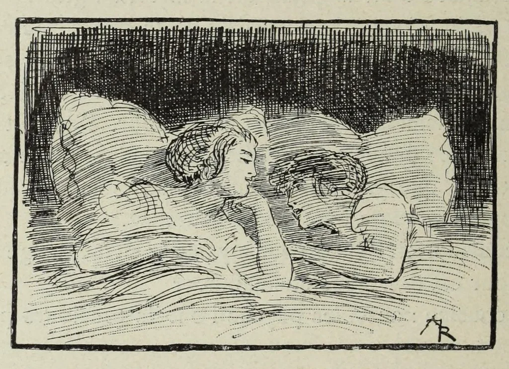 An illustration from Les contes drolatiques, 1900, leaf 240