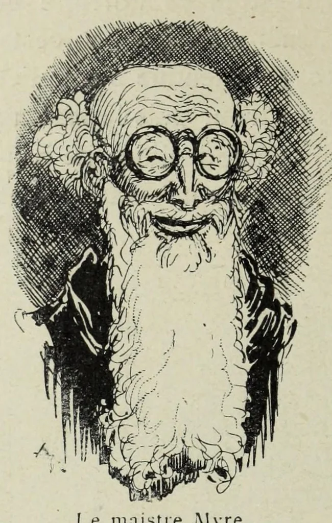 An illustration from Les contes drolatiques, 1900, leaf 316