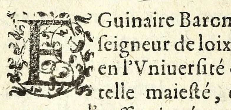 An illustration from Les contes et discours d'Eutrapel, 1603, leaf 50