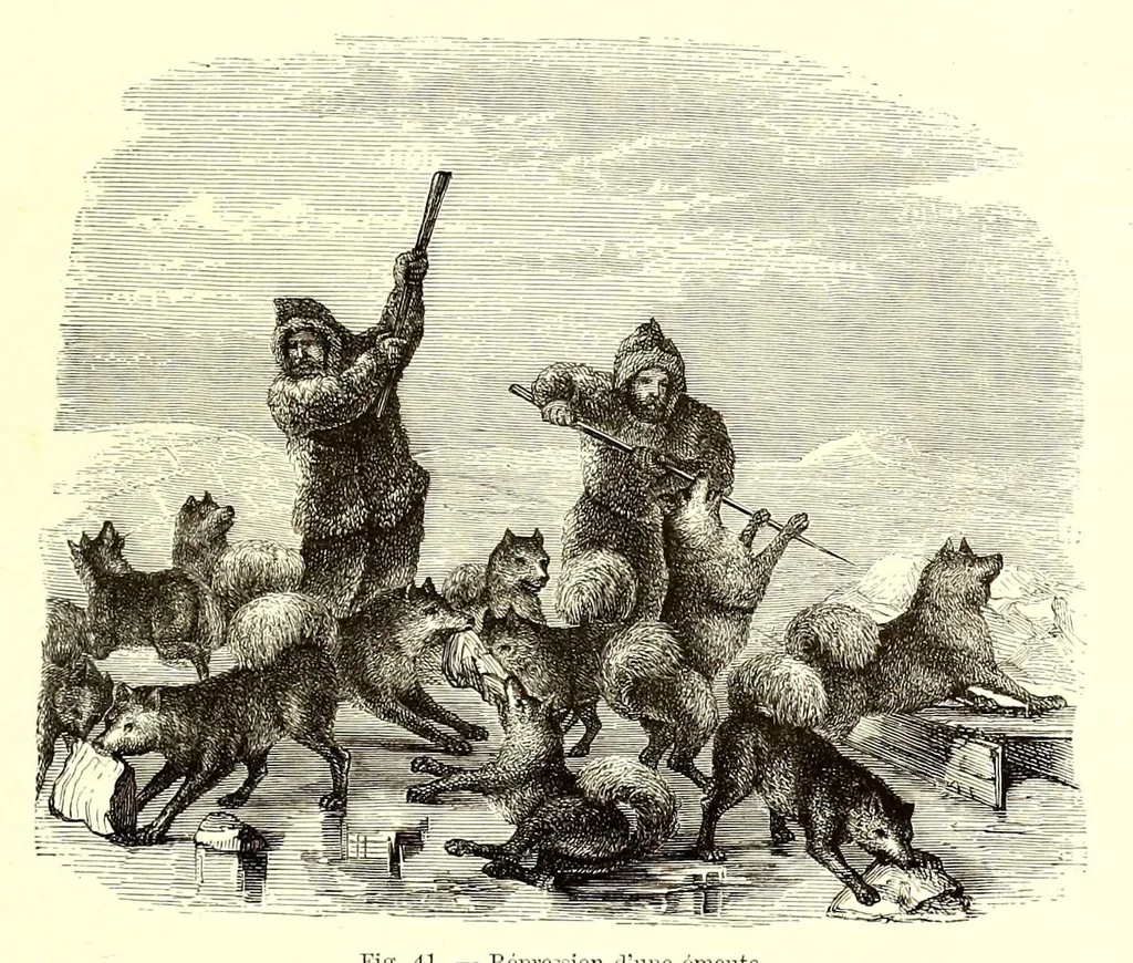 An illustration from Les contrées mystérieuses et les peuples inconnus, 1884, leaf 107