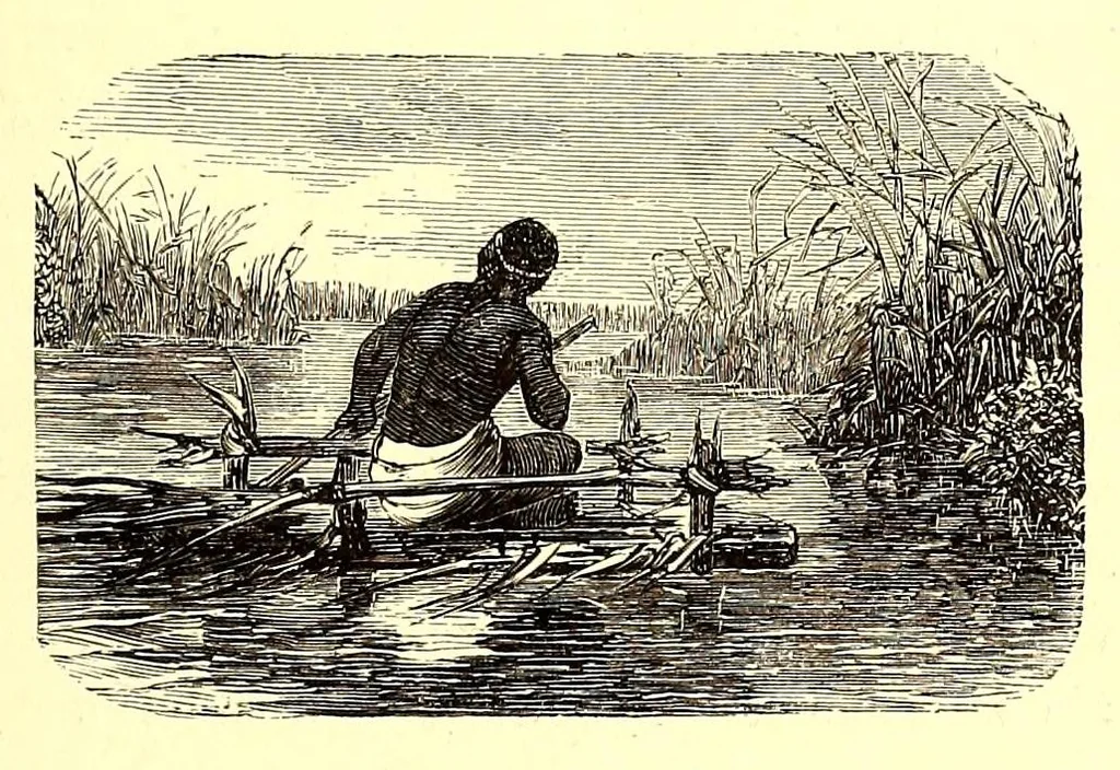 An illustration from Les contrées mystérieuses et les peuples inconnus, 1884, leaf 731