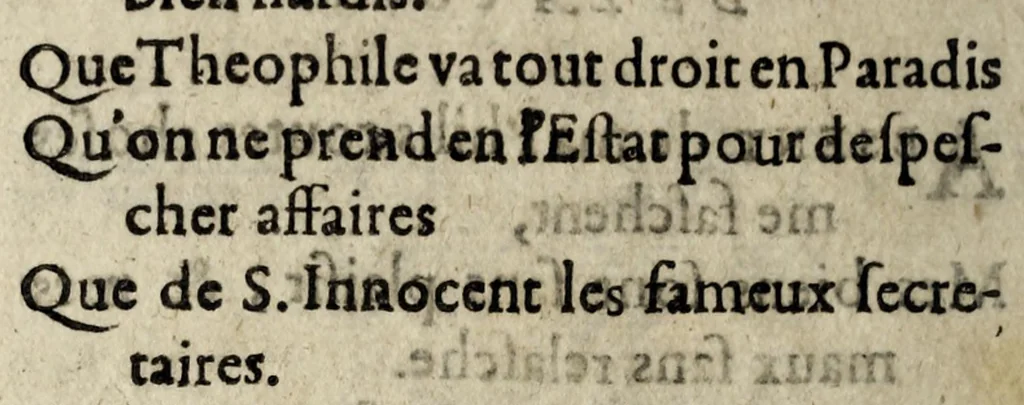 An illustration from Les Contre-Veritez De La Covr : Avec Le Dragon A Trois Testes., 1620, leaf 8