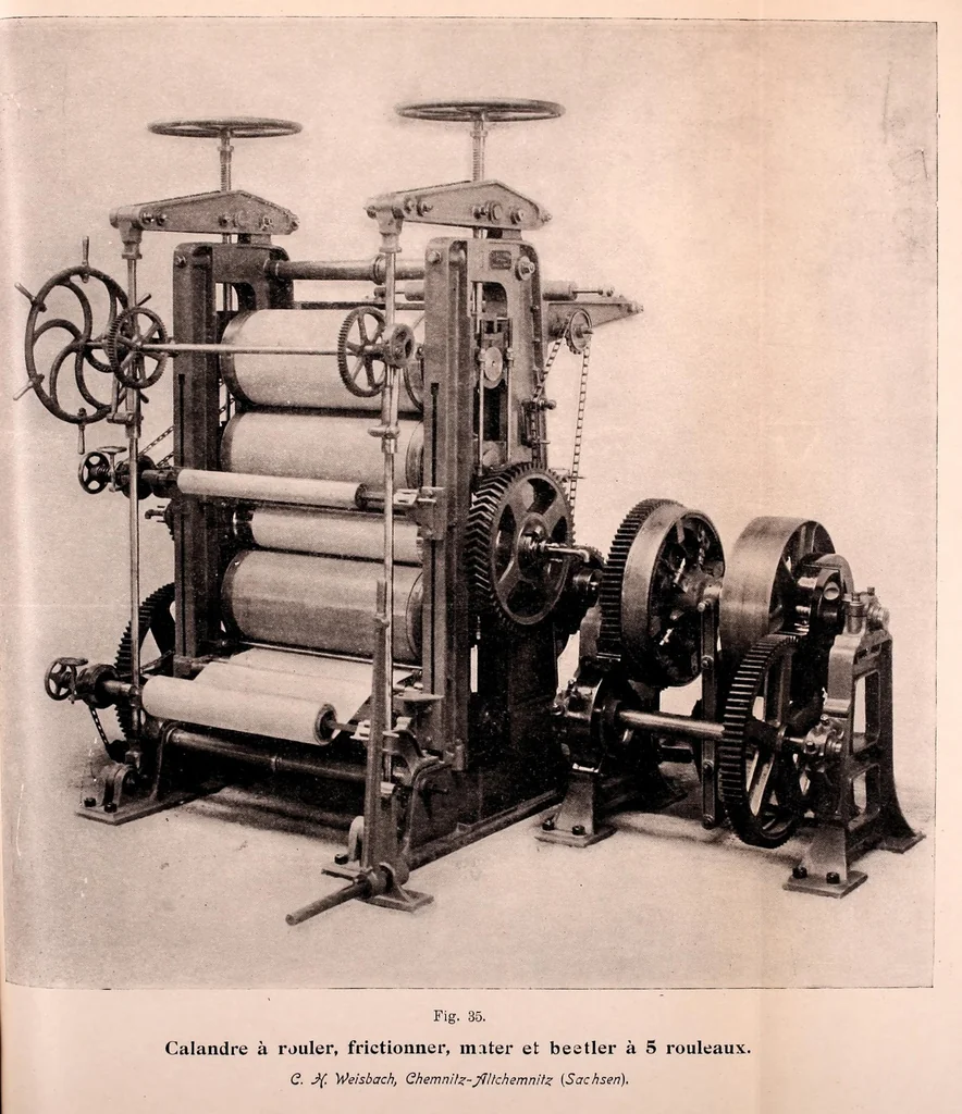 An illustration from Les couleurs pour mordants des Farbenfabriken vorm. Friedr. Bayer & Co., Elberfeld et leur application en impression et en teinture, 1902, leaf 497