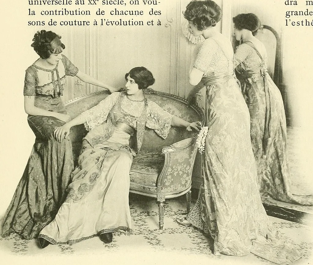 An illustration from Les Createurs de la Mode, 1910, leaf 10
