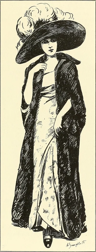 An illustration from Les Createurs de la Mode, 1910, leaf 100