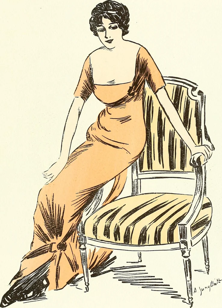 An illustration from Les Createurs de la Mode, 1910, leaf 102