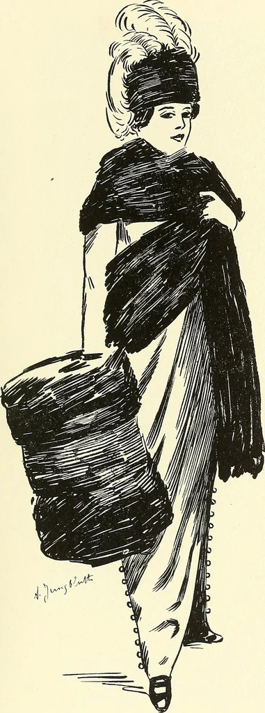An illustration from Les Createurs de la Mode, 1910, leaf 104