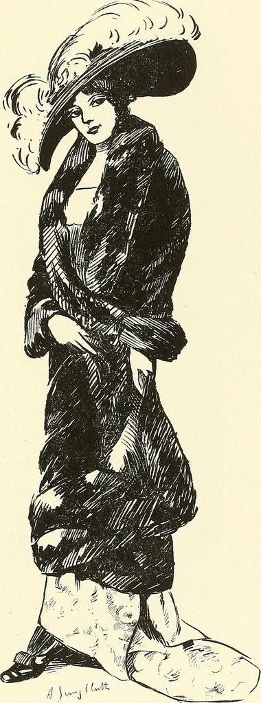 An illustration from Les Createurs de la Mode, 1910, leaf 104