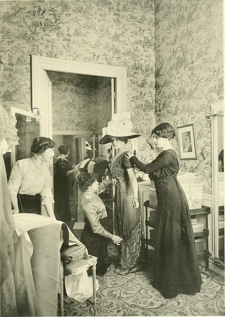 An illustration from Les Createurs de la Mode, 1910, leaf 108