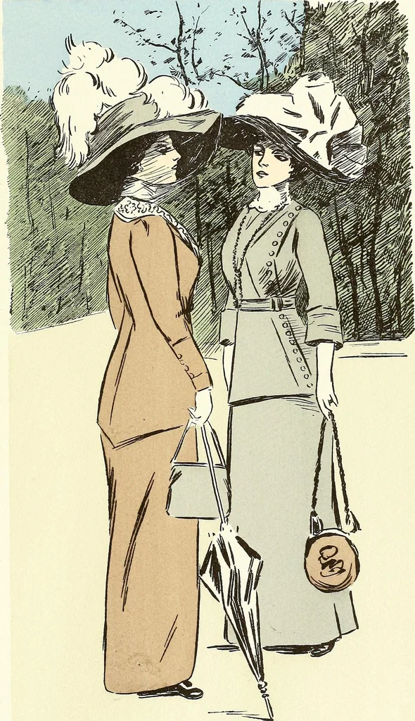 An illustration from Les Createurs de la Mode, 1910, leaf 112