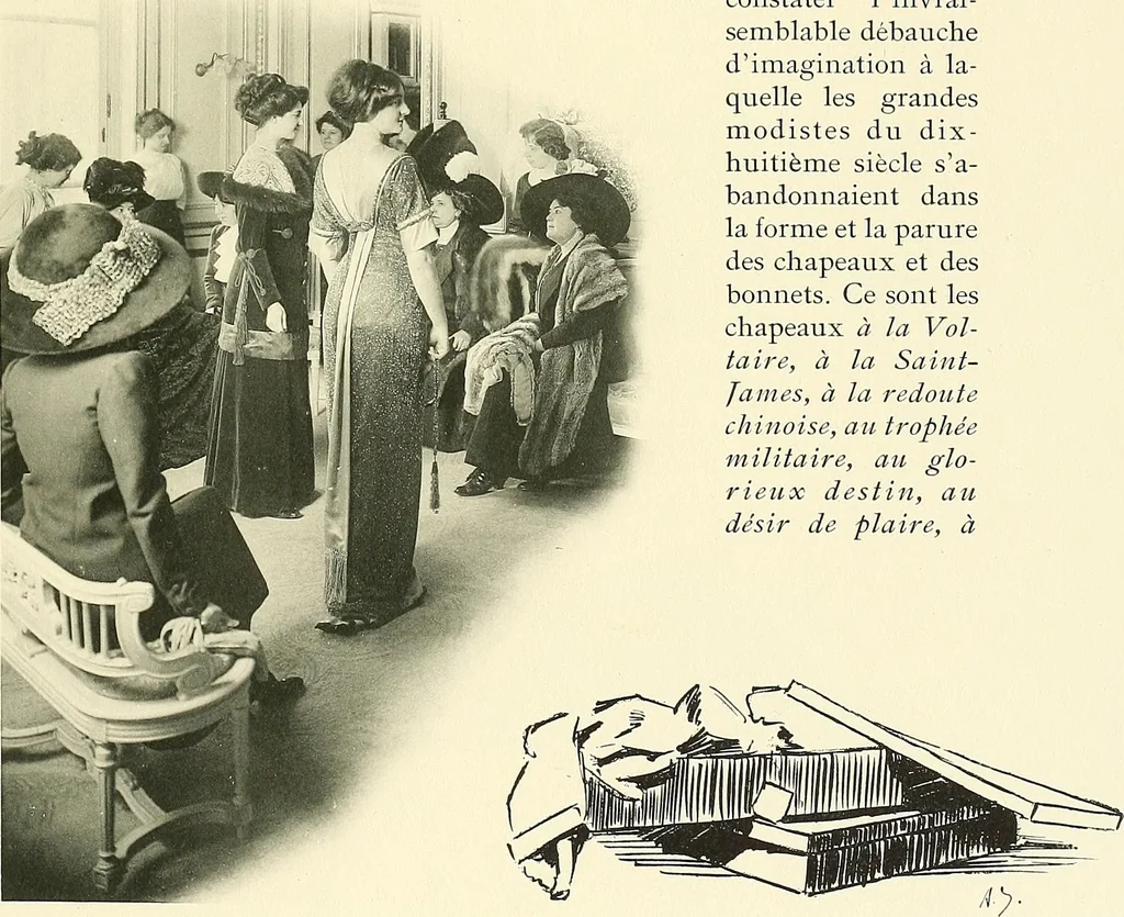 An illustration from Les Createurs de la Mode, 1910, leaf 118