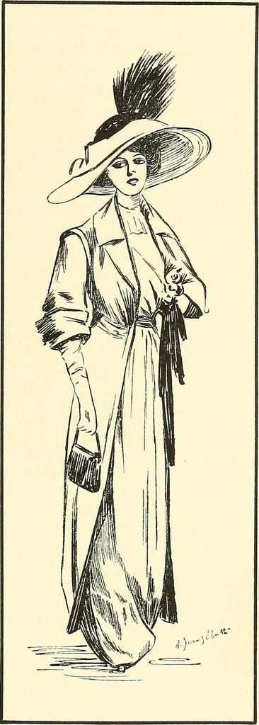 An illustration from Les Createurs de la Mode, 1910, leaf 12