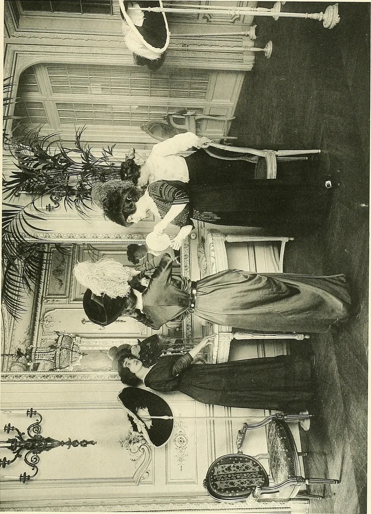 An illustration from Les Createurs de la Mode, 1910, leaf 122