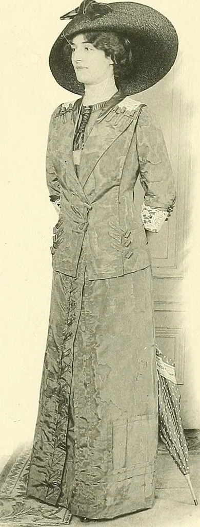 An illustration from Les Createurs de la Mode, 1910, leaf 124