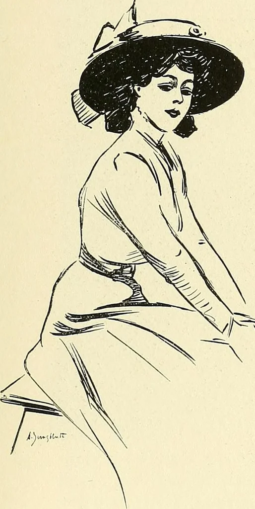 An illustration from Les Createurs de la Mode, 1910, leaf 128