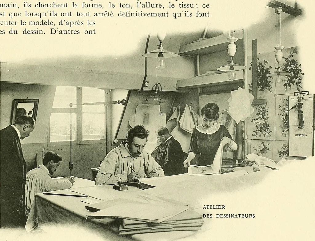 An illustration from Les Createurs de la Mode, 1910, leaf 132