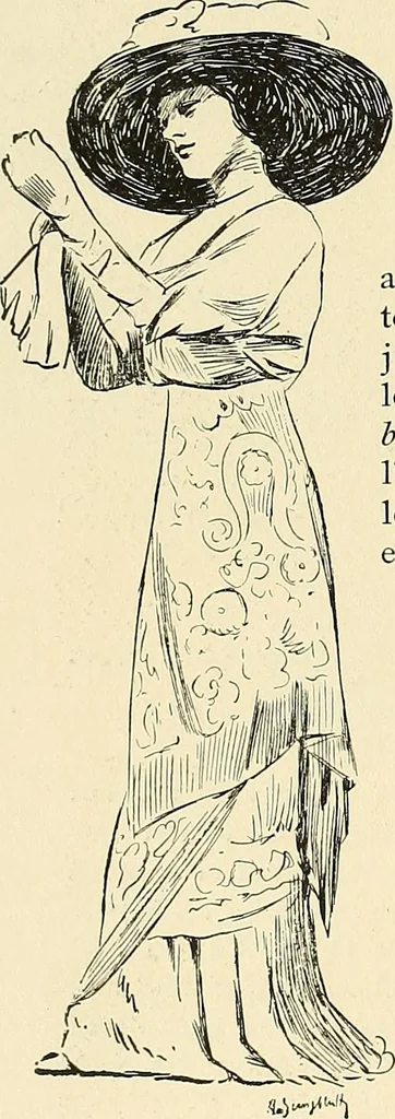 An illustration from Les Createurs de la Mode, 1910, leaf 133