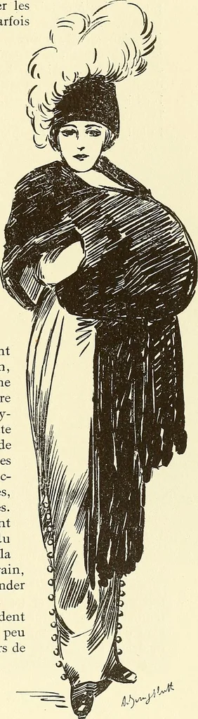 An illustration from Les Createurs de la Mode, 1910, leaf 138