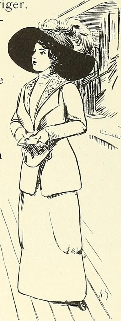 An illustration from Les Createurs de la Mode, 1910, leaf 14