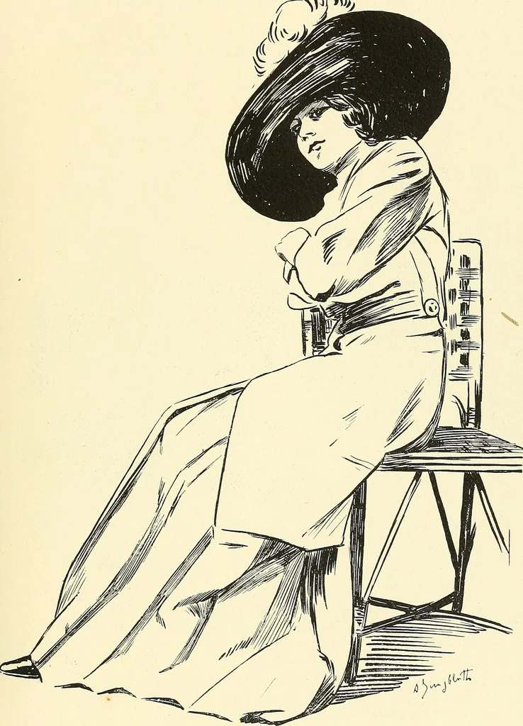 An illustration from Les Createurs de la Mode, 1910, leaf 144