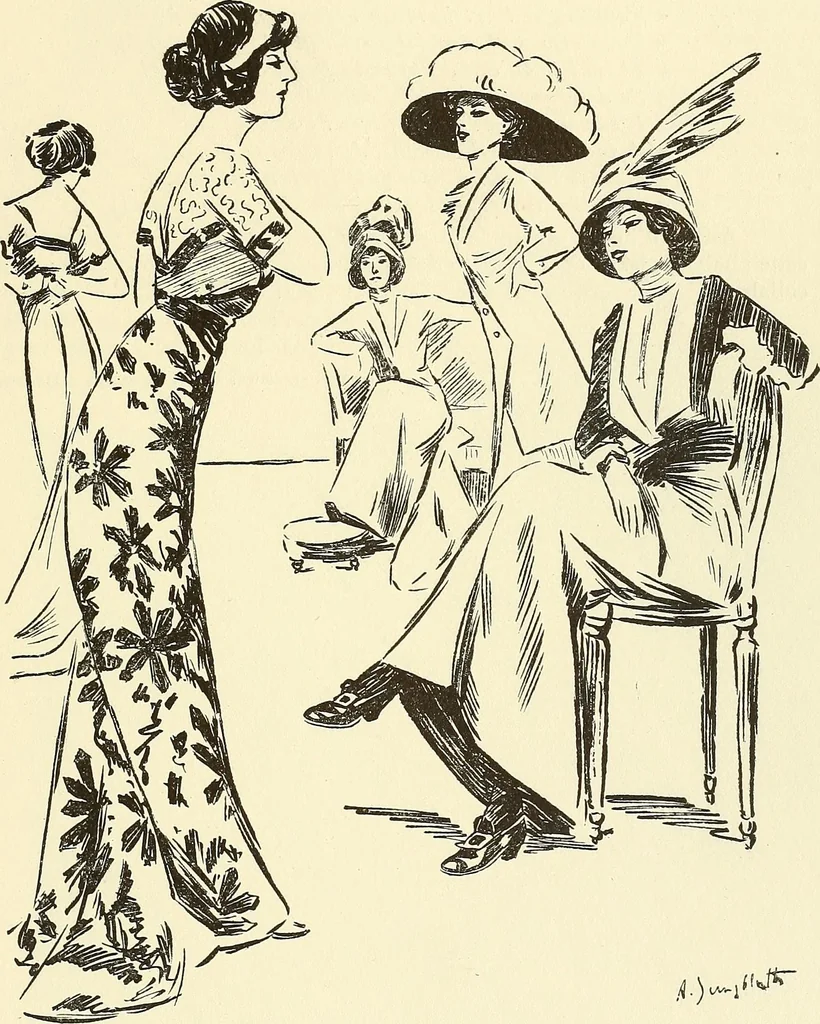 An illustration from Les Createurs de la Mode, 1910, leaf 150