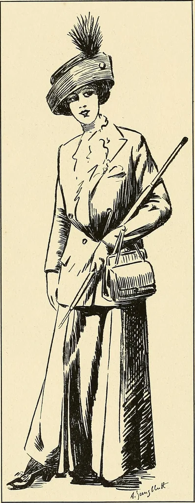 An illustration from Les Createurs de la Mode, 1910, leaf 159