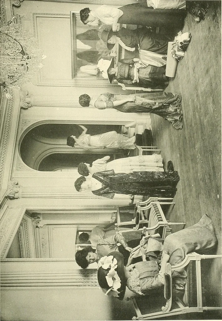 An illustration from Les Createurs de la Mode, 1910, leaf 20