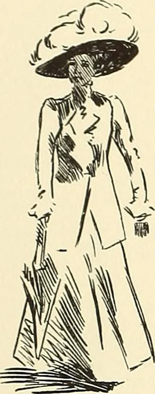 An illustration from Les Createurs de la Mode, 1910, leaf 21