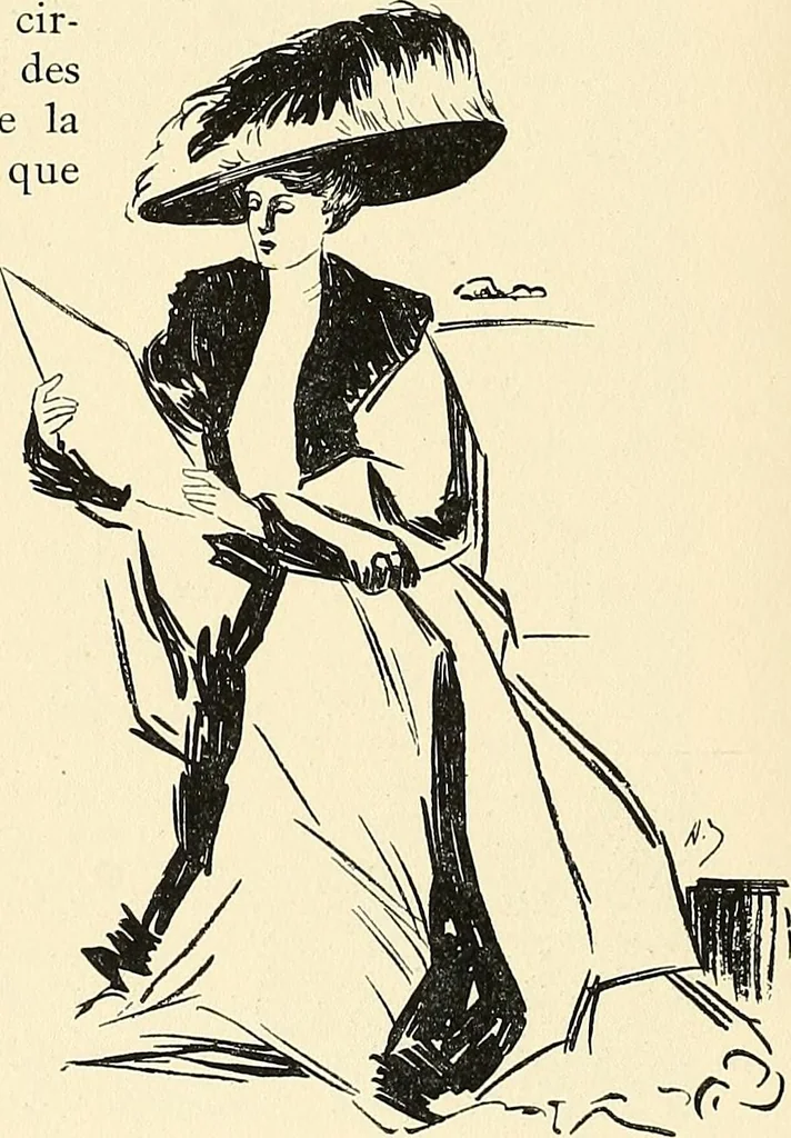 An illustration from Les Createurs de la Mode, 1910, leaf 21