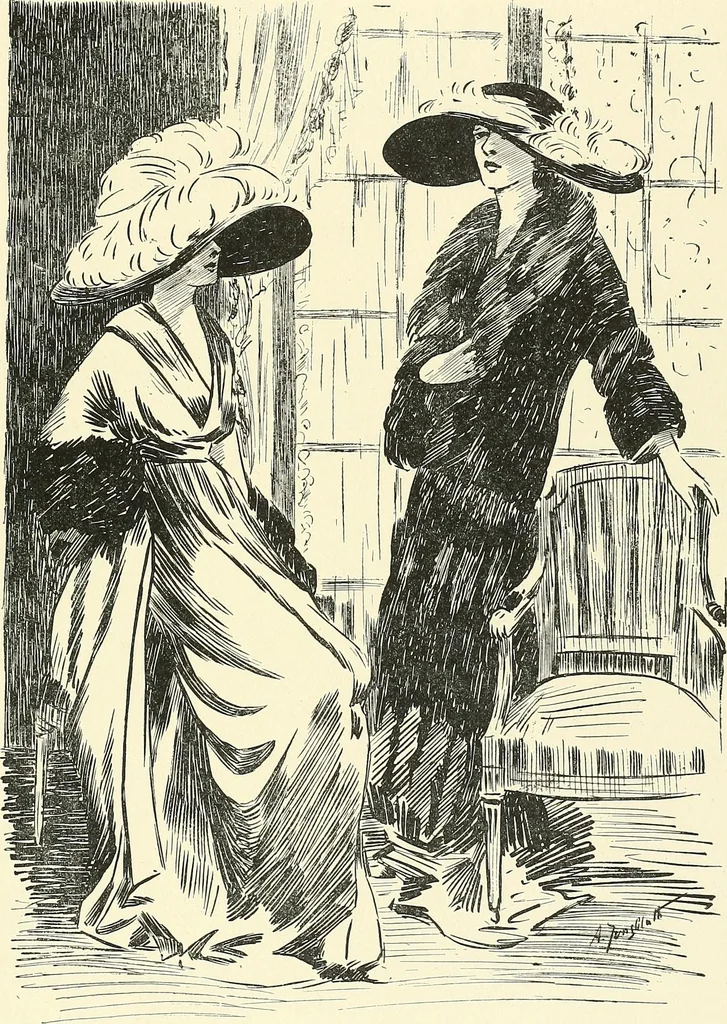An illustration from Les Createurs de la Mode, 1910, leaf 26