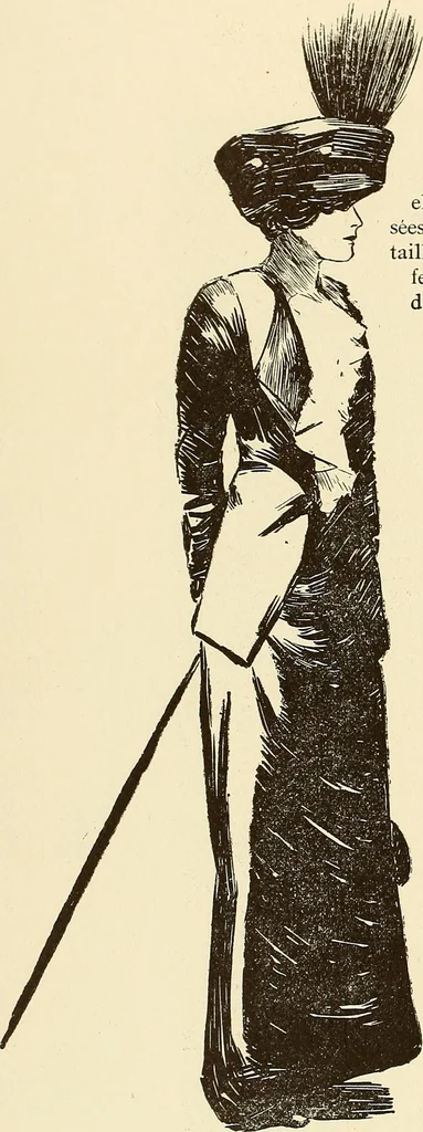 An illustration from Les Createurs de la Mode, 1910, leaf 29