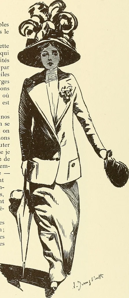 An illustration from Les Createurs de la Mode, 1910, leaf 32
