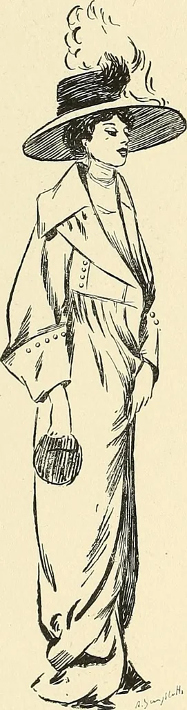 An illustration from Les Createurs de la Mode, 1910, leaf 35