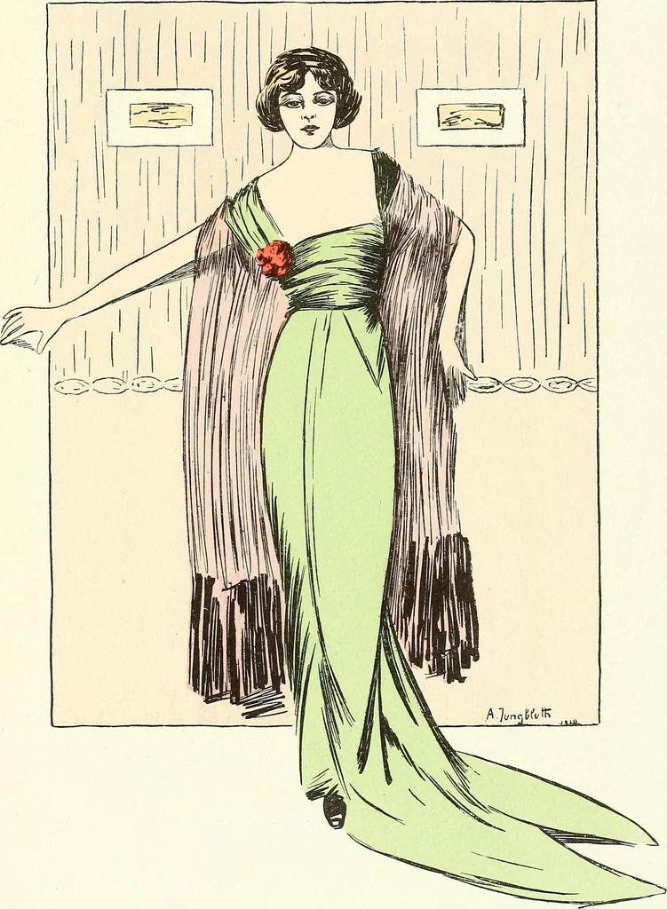 An illustration from Les Createurs de la Mode, 1910, leaf 36