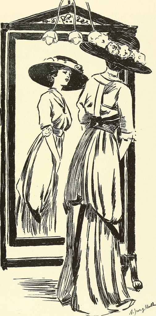 An illustration from Les Createurs de la Mode, 1910, leaf 38
