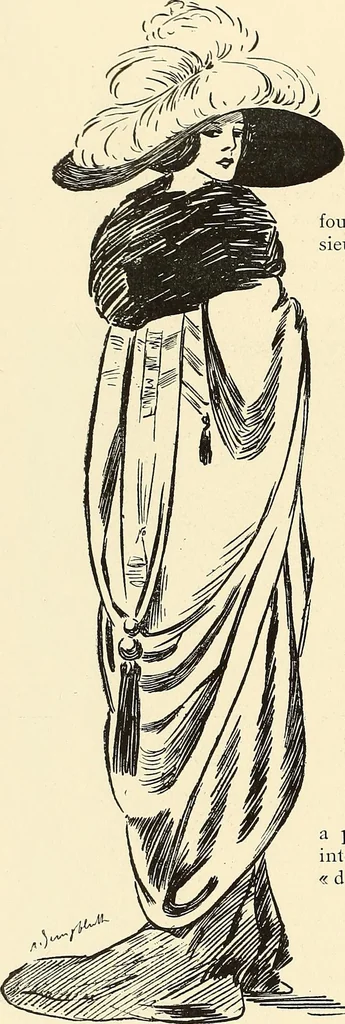 An illustration from Les Createurs de la Mode, 1910, leaf 45
