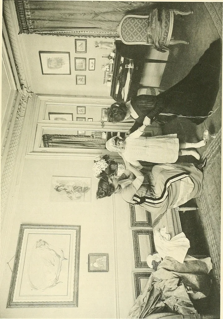 An illustration from Les Createurs de la Mode, 1910, leaf 46
