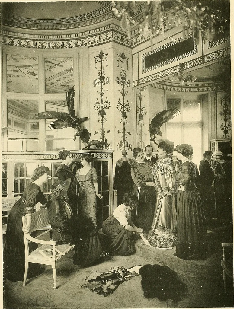 An illustration from Les Createurs de la Mode, 1910, leaf 49