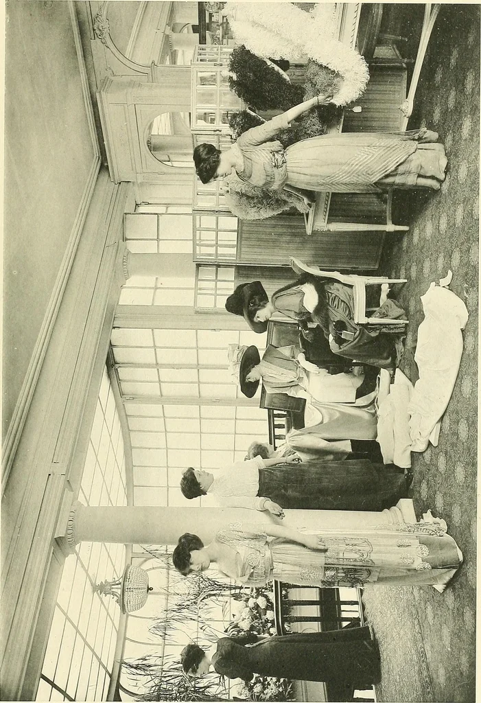 An illustration from Les Createurs de la Mode, 1910, leaf 52