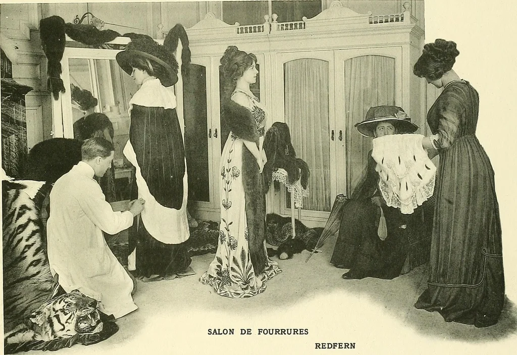 An illustration from Les Createurs de la Mode, 1910, leaf 54