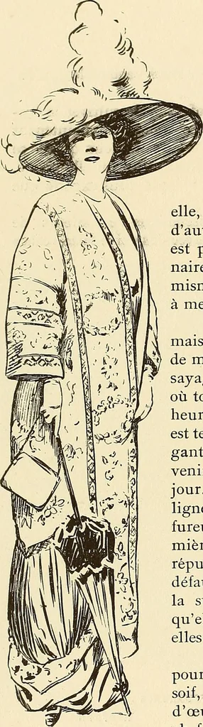 An illustration from Les Createurs de la Mode, 1910, leaf 55
