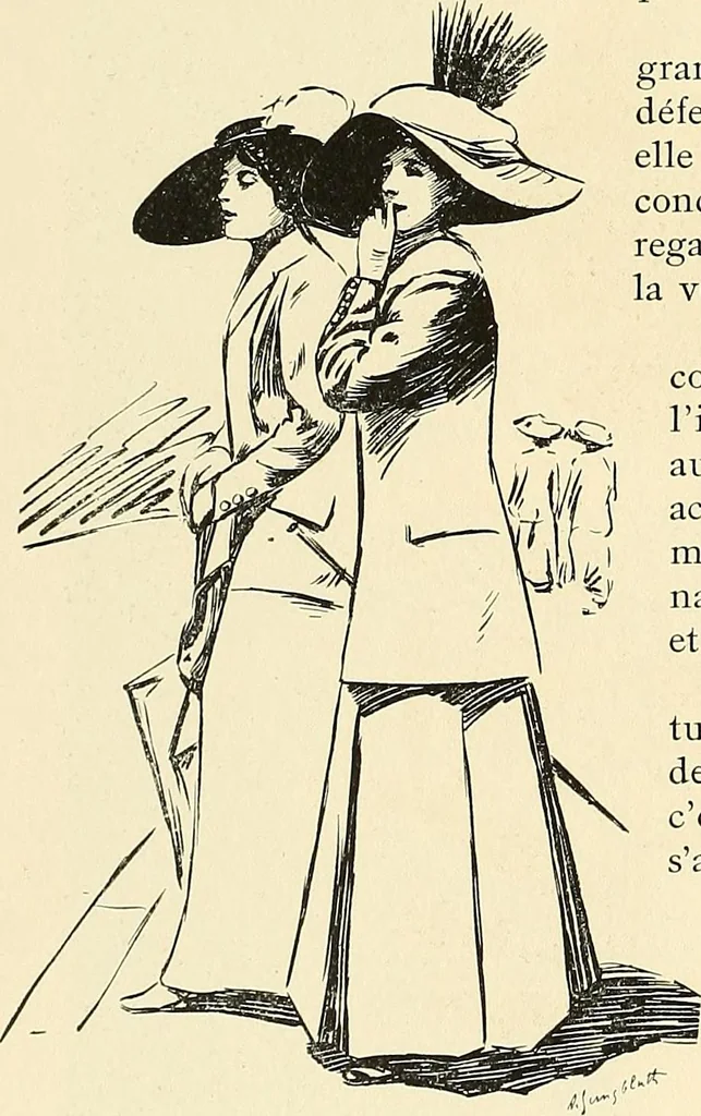An illustration from Les Createurs de la Mode, 1910, leaf 57