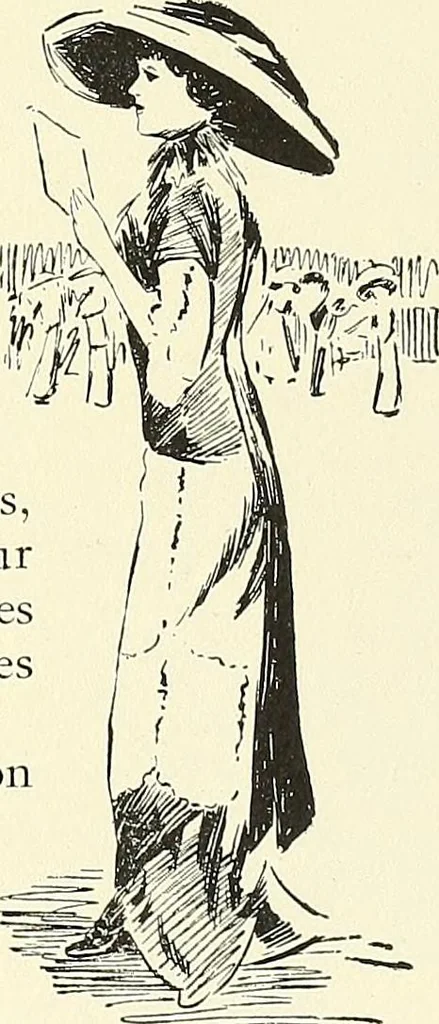 An illustration from Les Createurs de la Mode, 1910, leaf 60