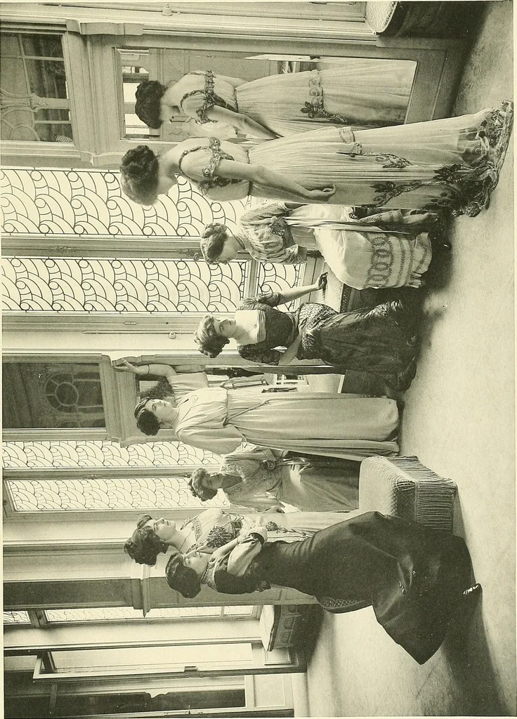 An illustration from Les Createurs de la Mode, 1910, leaf 62