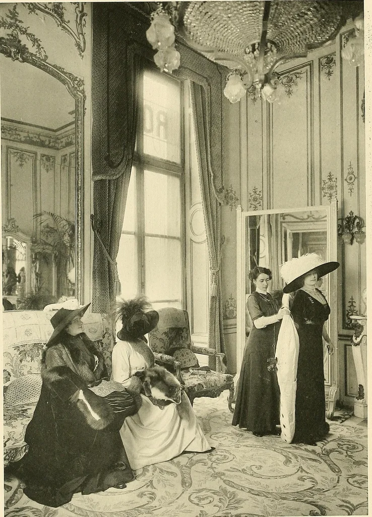 An illustration from Les Createurs de la Mode, 1910, leaf 65