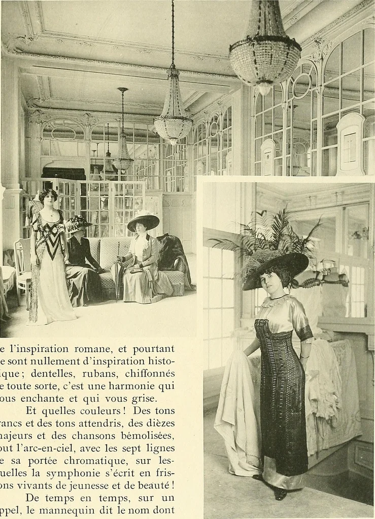 An illustration from Les Createurs de la Mode, 1910, leaf 66