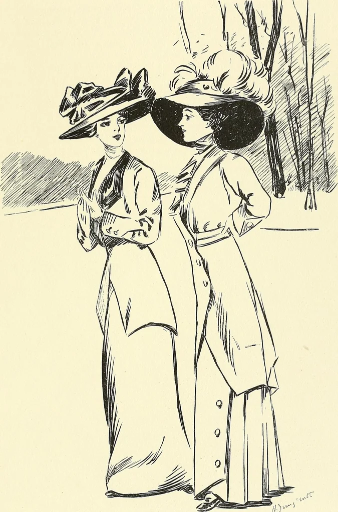 An illustration from Les Createurs de la Mode, 1910, leaf 68